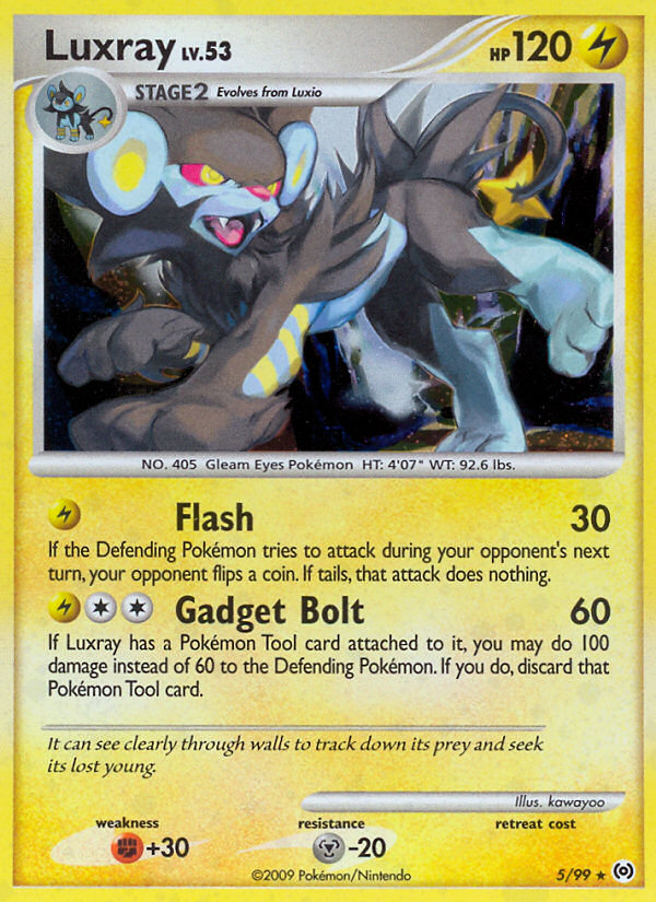 Luxray (5/99) - Arceus Pokémon Card