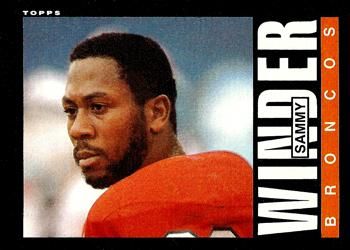 Sammy Winder 1985 Topps #247 Sports Card