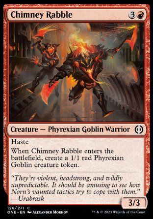 Chimney Rabble (Phyrexia: All Will Be One) Trading Card