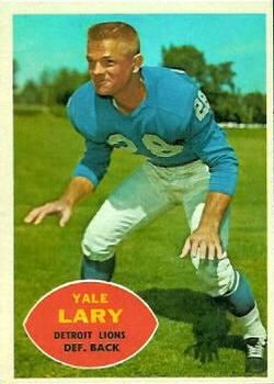 Yale Lary 1960 Topps #48 Sports Card
