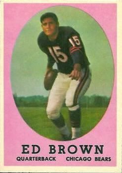 Ed Brown 1958 Topps #123 Sports Card