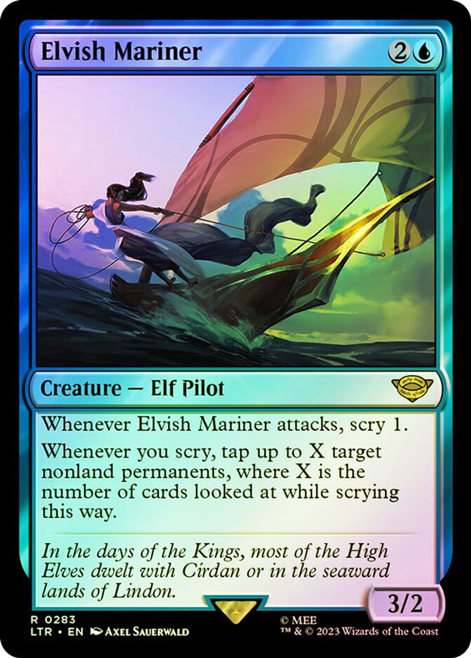 Elvish Mariner (The Lord of the Rings - Foil) Trading Card