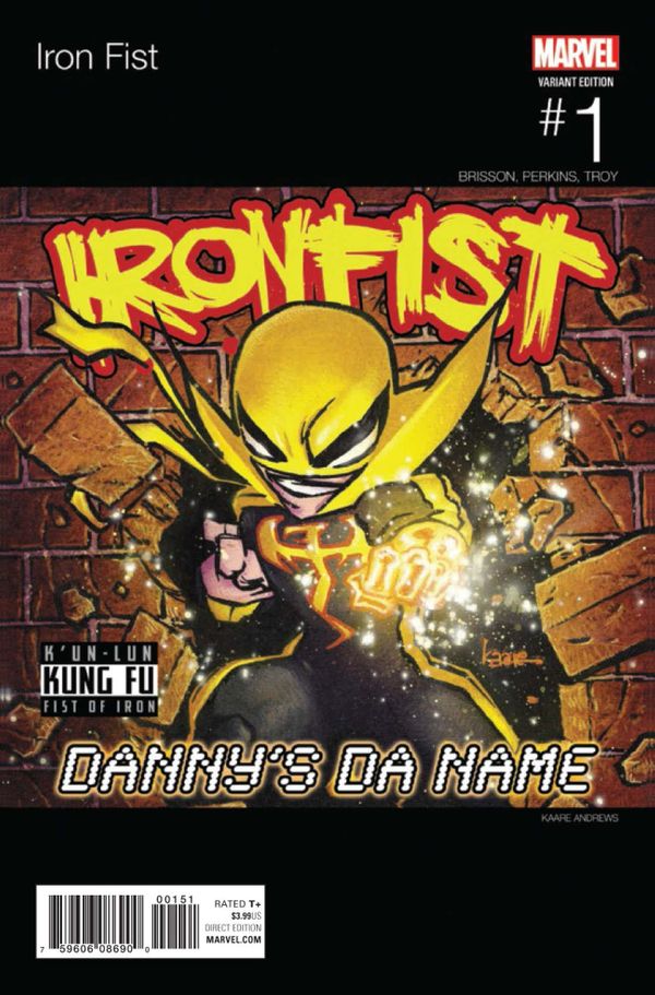 Iron Fist #1 (Hip Hop Variant)