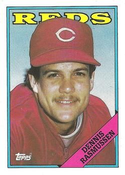 Dave Parker autographed baseball card (Cincinnati Reds) 1988 Topps #315