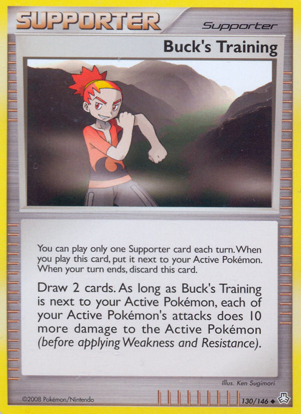 Buck's Training (Trainer: Supporter) (130/146) - Legends Awakened Pokémon Card