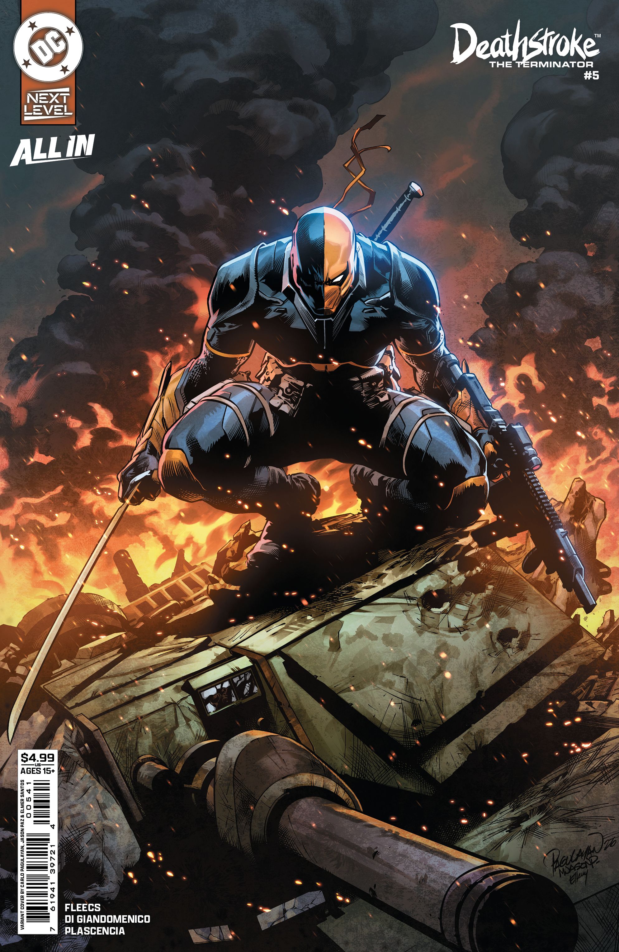 Deathstroke The Terminator #5 (Cvr D Carlo Pagulayan Card Stock Variant) Comic