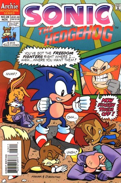 Sonic the Hedgehog #28 Comic