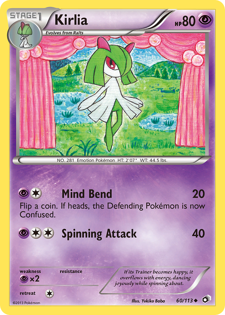 Kirlia (60/113) - Legendary Treasures Pokémon Card