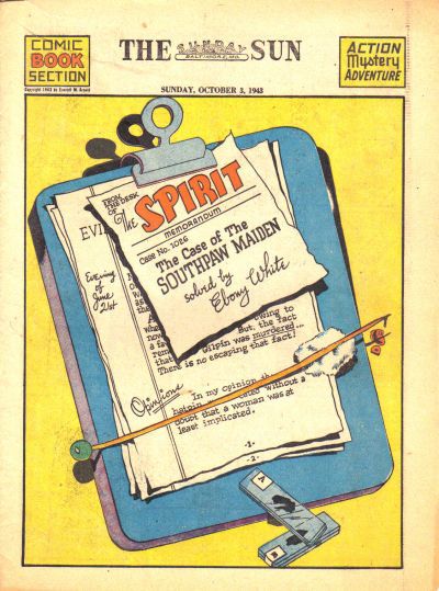 Spirit Section #10/3/1943 Comic