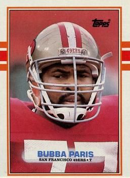 Bubba Paris 1989 Topps #22 Sports Card