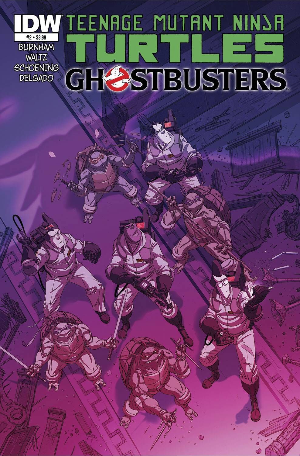 Teenage Mutant Ninja Turtles/Ghostbusters #2 Comic