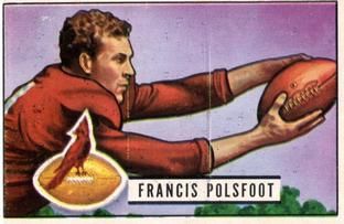 Francis Polsfoot 1951 Bowman #136 Sports Card