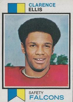 Clarence Ellis 1973 Topps #9 Sports Card