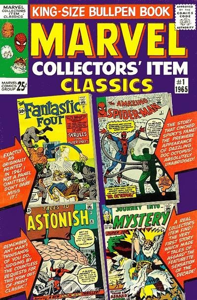 Marvel Collectors' Item Classics #1 Comic