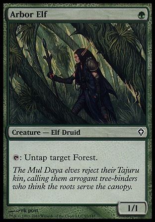 Arbor Elf (Worldwake) Trading Card