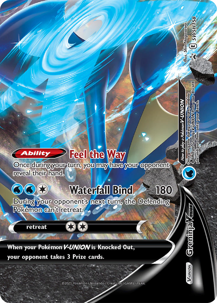 Greninja V-UNION (SWSH158) - SWSH Black Star Promos Pokémon Card