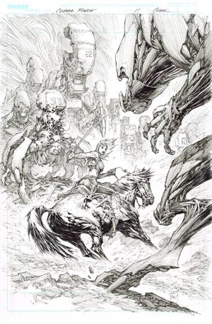 Cyberforce #11 (25 Copy B&w Silvestri Incv)