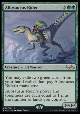 Allosaurus Rider (Duel Decks : Anthology) Trading Card