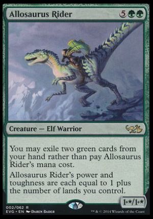 Allosaurus Rider (Duel Decks : Anthology) Value - GoCollect