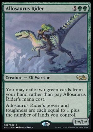 Allosaurus Rider (Duel Decks : Anthology)