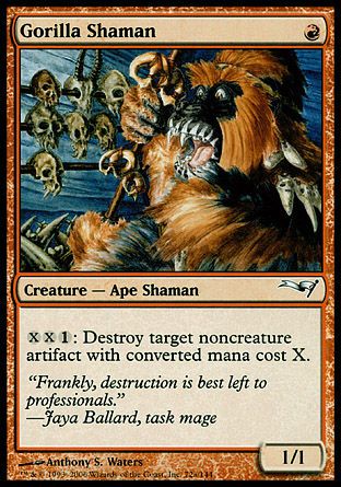 Gorilla Shaman (Coldsnap Theme Decks) Trading Card