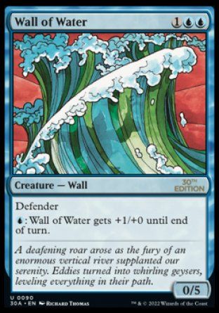 Wall of Water (Magic 30th Anniversary Edition) Trading Card