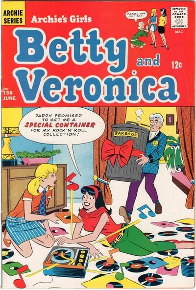Archie's Girls Betty and Veronica #138 Comic