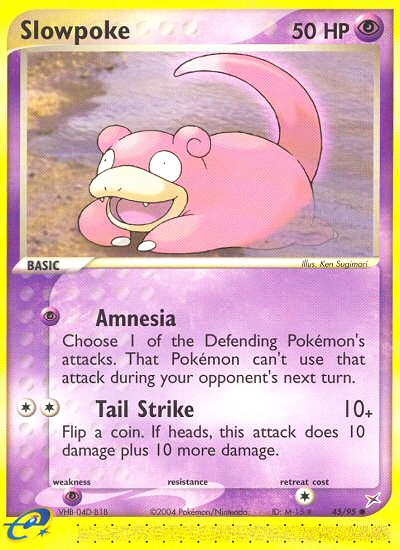 Slowpoke (45/95) - Team Magma vs Team Aqua Pokémon Card