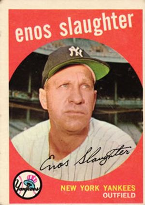 Enos Slaughter 1959 Topps #155