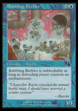 Bubbling Beebles (Urza's Destiny) Trading Card