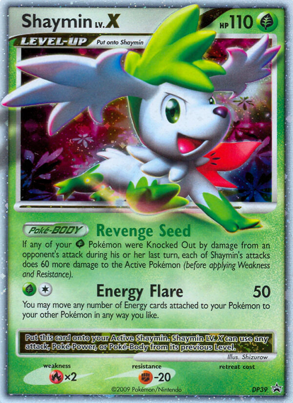 Shaymin LV.X (DP39) - DP Black Star Promos Pokémon Card