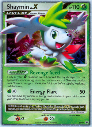 Shaymin LV.X (DP39) - DP Black Star Promos