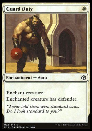 Guard Duty (Iconic Masters) Trading Card