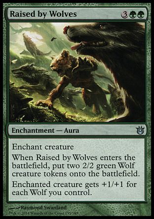 Raised by Wolves (Born of the Gods) Trading Card