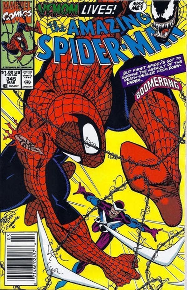 Amazing Spider-Man #345 (Newsstand Edition)