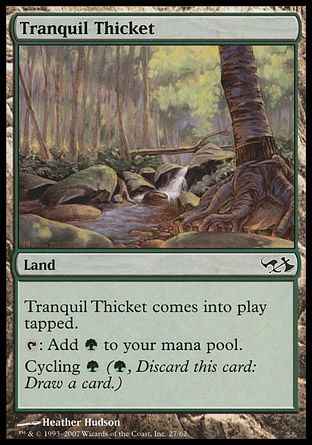 Tranquil Thicket (Elves vs. Goblins) Trading Card