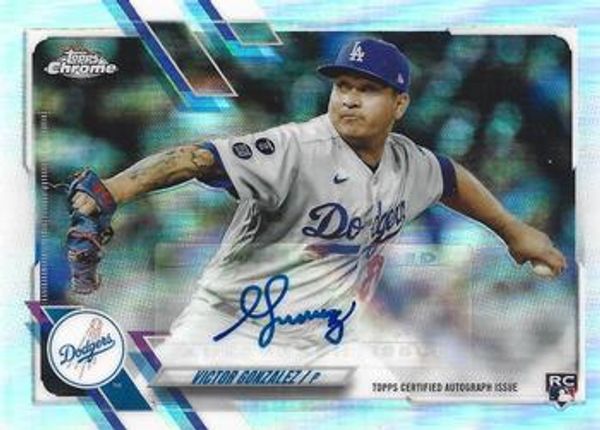 Victor Gonzalez 2021 Topps Chrome Update - Autographs Baseball #CUSA-VG