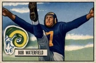 Bob Waterfield 1951 Bowman #40 Sports Card
