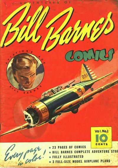 Bill Barnes, America's Air Ace Comics #1 Comic