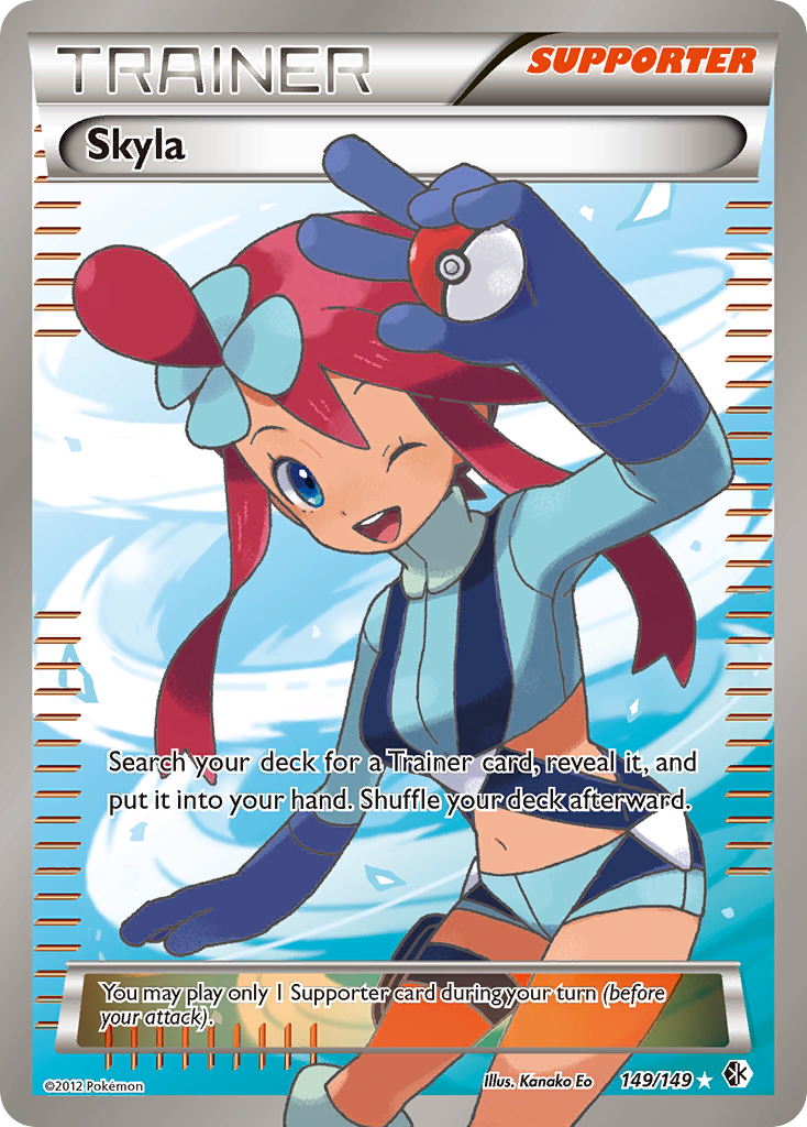 Skyla (Trainer: Supporter) (149/149) - Boundaries Crossed Pokémon Card