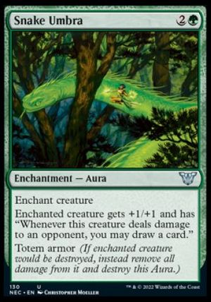 Snake Umbra (Kamigawa Neon Dynasty Commander Decks)