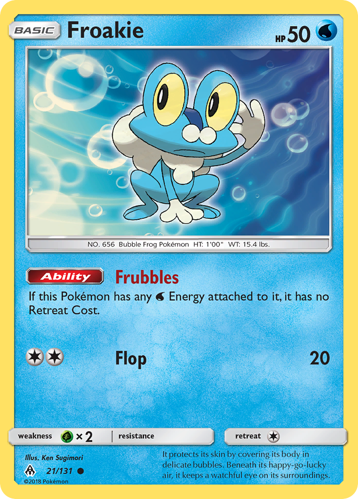 Froakie (21/131) - Forbidden Light Pokémon Card