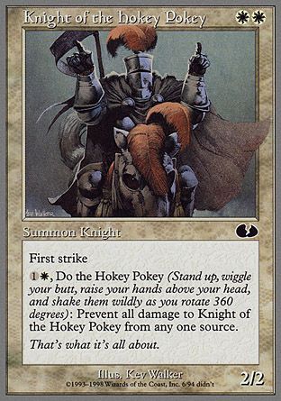 Knight of the Hokey Pokey (Unglued) Trading Card