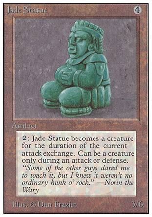 Jade Statue (Unlimited) Trading Card