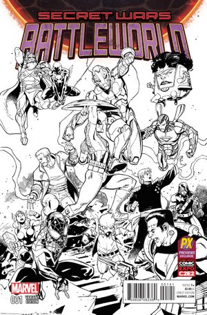 Secret Wars: Battleworld #1 (C2E2 Previews Exclusive Inked Variant)