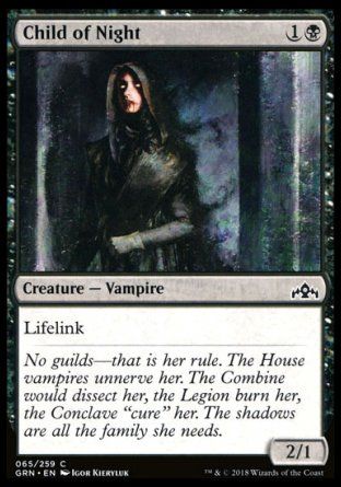 Child of Night (Guilds of Ravnica) Trading Card