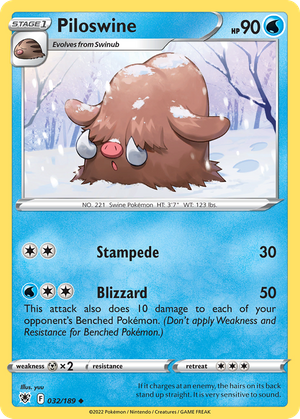 Piloswine (32/189) - Astral Radiance