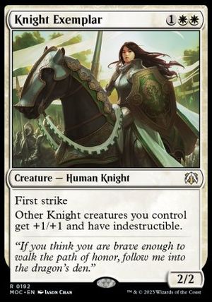 Knight Exemplar (March of the Machine Commander Decks)