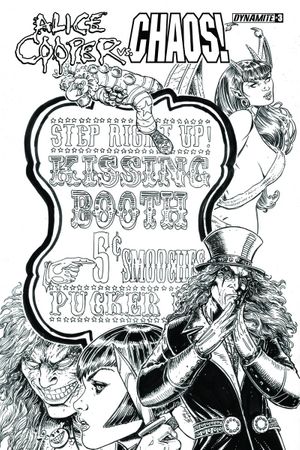 Alice Cooper Vs Chaos #3 (Cover B 15 Copy B&amp;amp;w Cover)