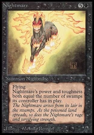 Nightmare (Beta) Trading Card
